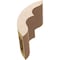 Ekena Millwork 5-inch W x 8-inch D x 8-inch H Ozark Rough Cedar Woodgrain TimberThane Knee Brace, Primed BRCUR05X08X08OZKRCPR - alternate 2
